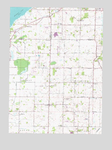 North Cape, WI USGS Topographic Map