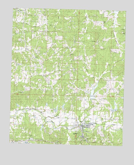 North Carrollton, MS USGS Topographic Map