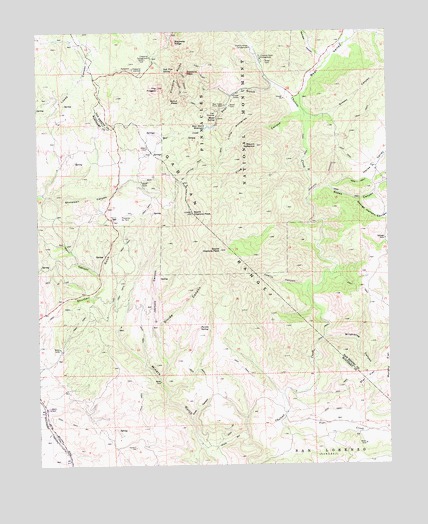 North Chalone Peak, CA USGS Topographic Map