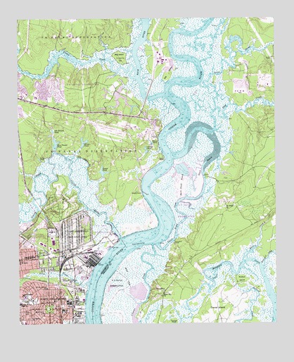 North Charleston, SC USGS Topographic Map