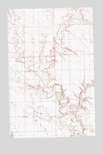 North Chinook Reservoir, MT USGS Topographic Map