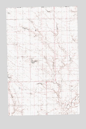North Chinook Reservoir NE, MT USGS Topographic Map