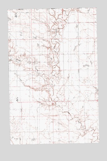North Chinook Reservoir NW, MT USGS Topographic Map