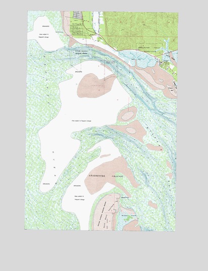 North Cove, WA USGS Topographic Map