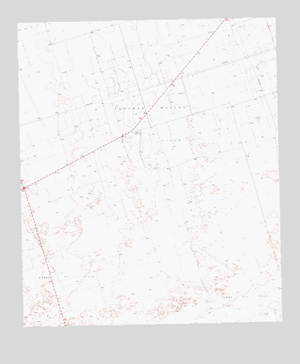 North Cowden NW, TX USGS Topographic Map