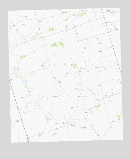 North Curtis Ranch, TX USGS Topographic Map