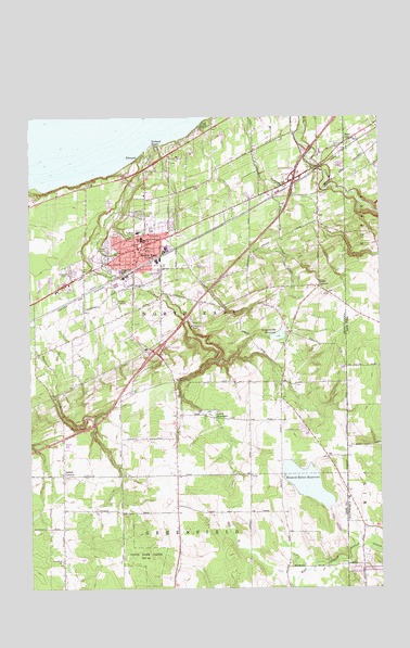North East, PA USGS Topographic Map