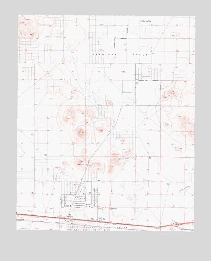 North Edwards, CA USGS Topographic Map