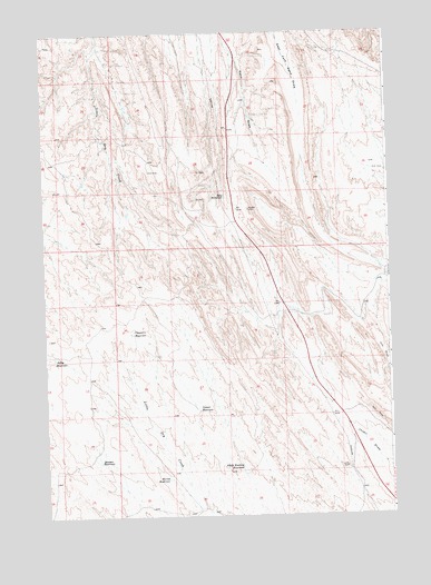 North Emblem Reservoir, WY USGS Topographic Map
