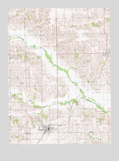 North English, IA USGS Topographic Map