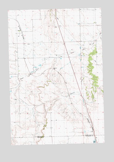 Belmont, MT USGS Topographic Map