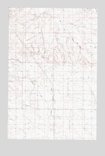 North Fork Horse Creek, MT USGS Topographic Map