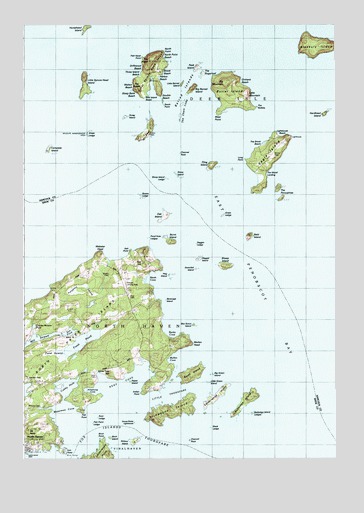 North Haven East, ME USGS Topographic Map