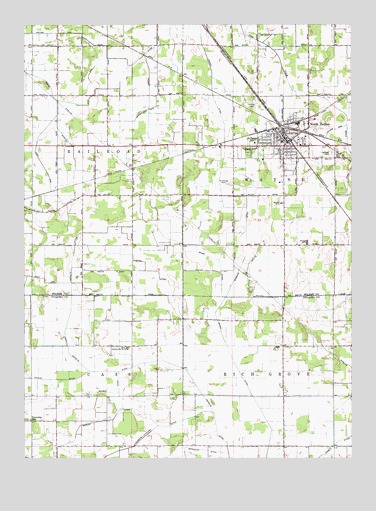North Judson, IN USGS Topographic Map