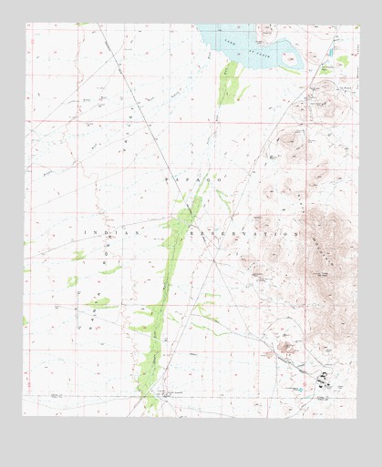 North Komelik, AZ USGS Topographic Map