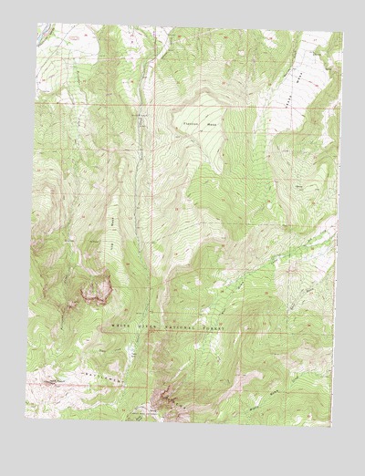 North Mamm Peak, CO USGS Topographic Map