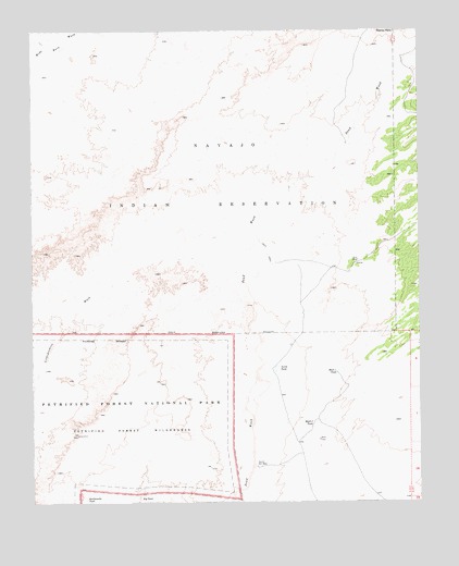 North Mill Well, AZ USGS Topographic Map