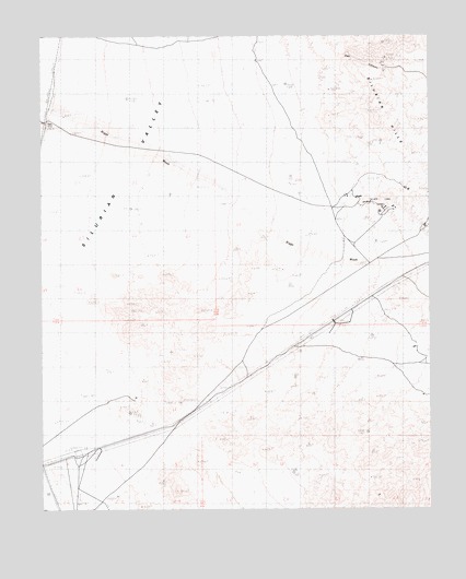 North of Baker, CA USGS Topographic Map