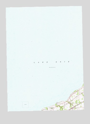 North of Dunkirk, NY USGS Topographic Map