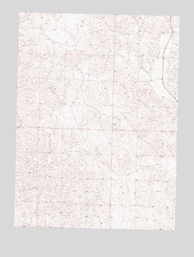 North of Hershey, NE USGS Topographic Map