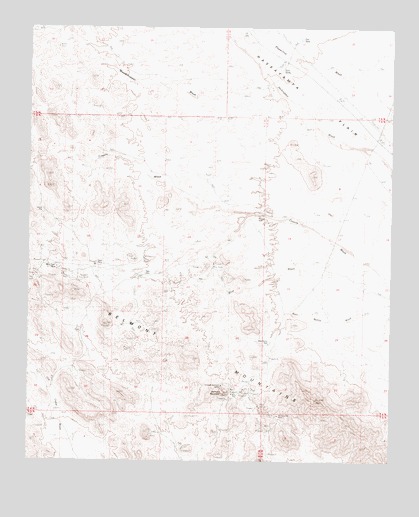 Belmont Mountain, AZ USGS Topographic Map