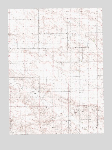 North of Oliver Reservoir, NE USGS Topographic Map