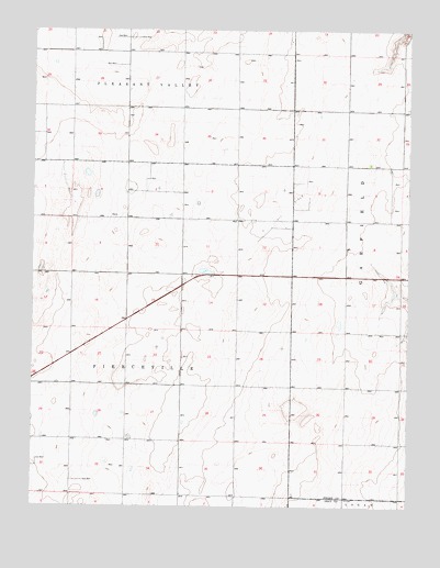 North of Pierceville, KS USGS Topographic Map