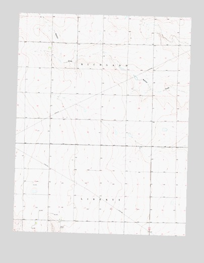 North of Sand Creek, KS USGS Topographic Map