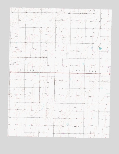 North of Satanta, KS USGS Topographic Map