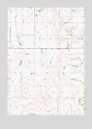 North of Shelby, SD USGS Topographic Map