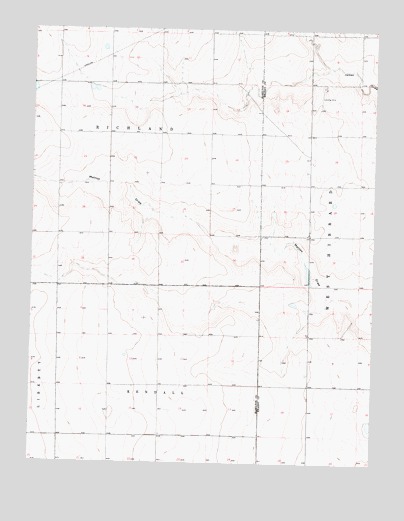 North of Shirley Creek, KS USGS Topographic Map