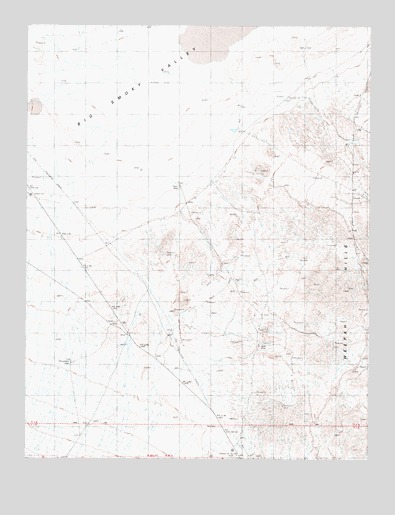 North of Silver Peak, NV USGS Topographic Map