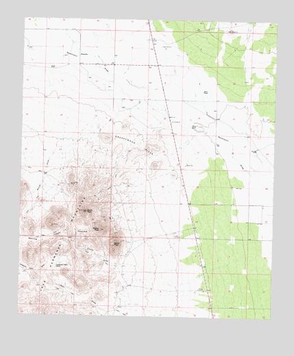 North Peak, NM USGS Topographic Map