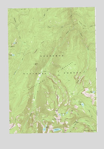 North Pole, ID USGS Topographic Map