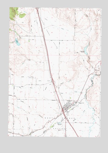 North Powder, OR USGS Topographic Map