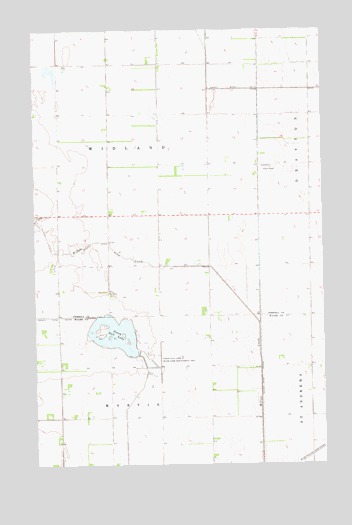 North Salt Lake, ND USGS Topographic Map