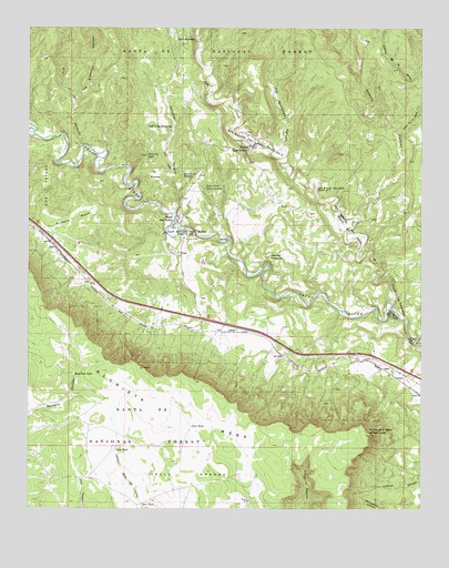 North San Ysidro, NM USGS Topographic Map