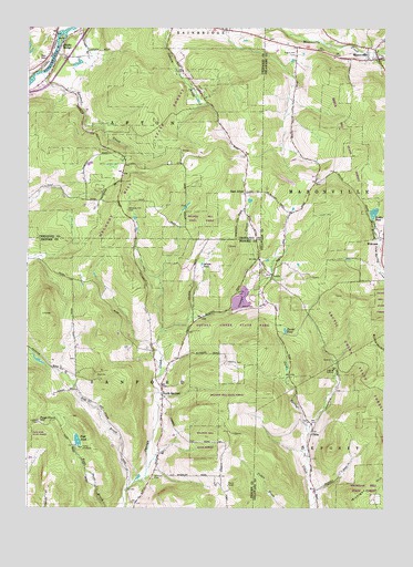 North Sanford, NY USGS Topographic Map