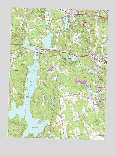 North Scituate, RI USGS Topographic Map