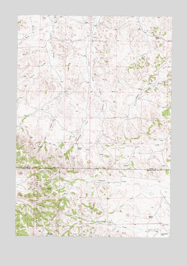 North Stacey School, MT USGS Topographic Map