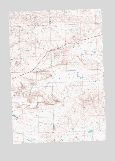 North Telegraph Creek, MT USGS Topographic Map