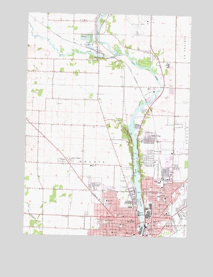 Beloit, WI USGS Topographic Map