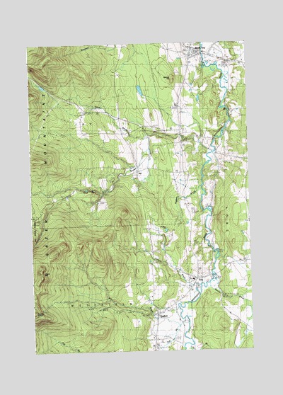 North Troy, VT USGS Topographic Map