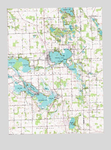 North Webster, IN USGS Topographic Map