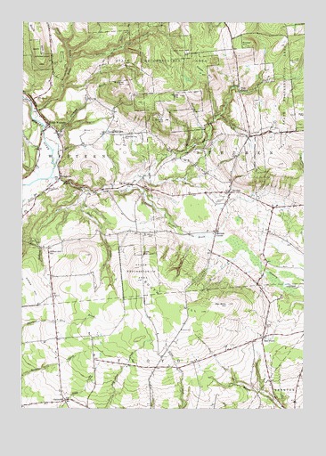 North Western, NY USGS Topographic Map
