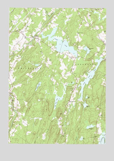 North Whitefield, ME USGS Topographic Map