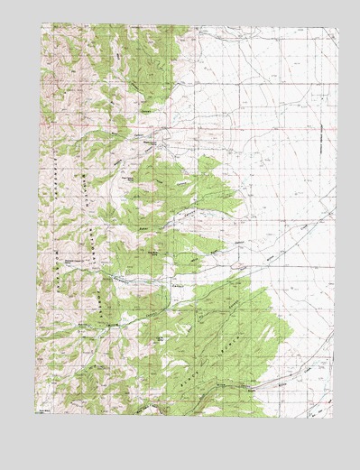 North Willow Canyon, UT USGS Topographic Map