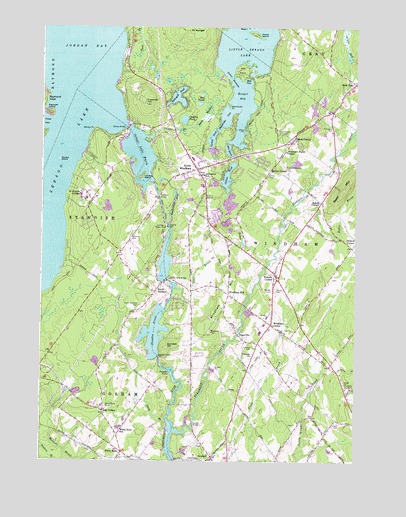 North Windham, ME USGS Topographic Map