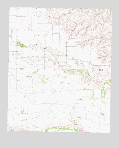 North Windmill, TX USGS Topographic Map