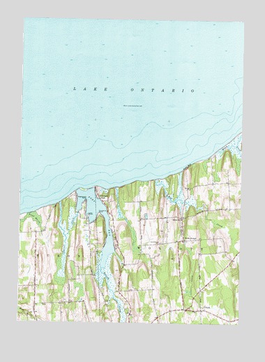 North Wolcott, NY USGS Topographic Map